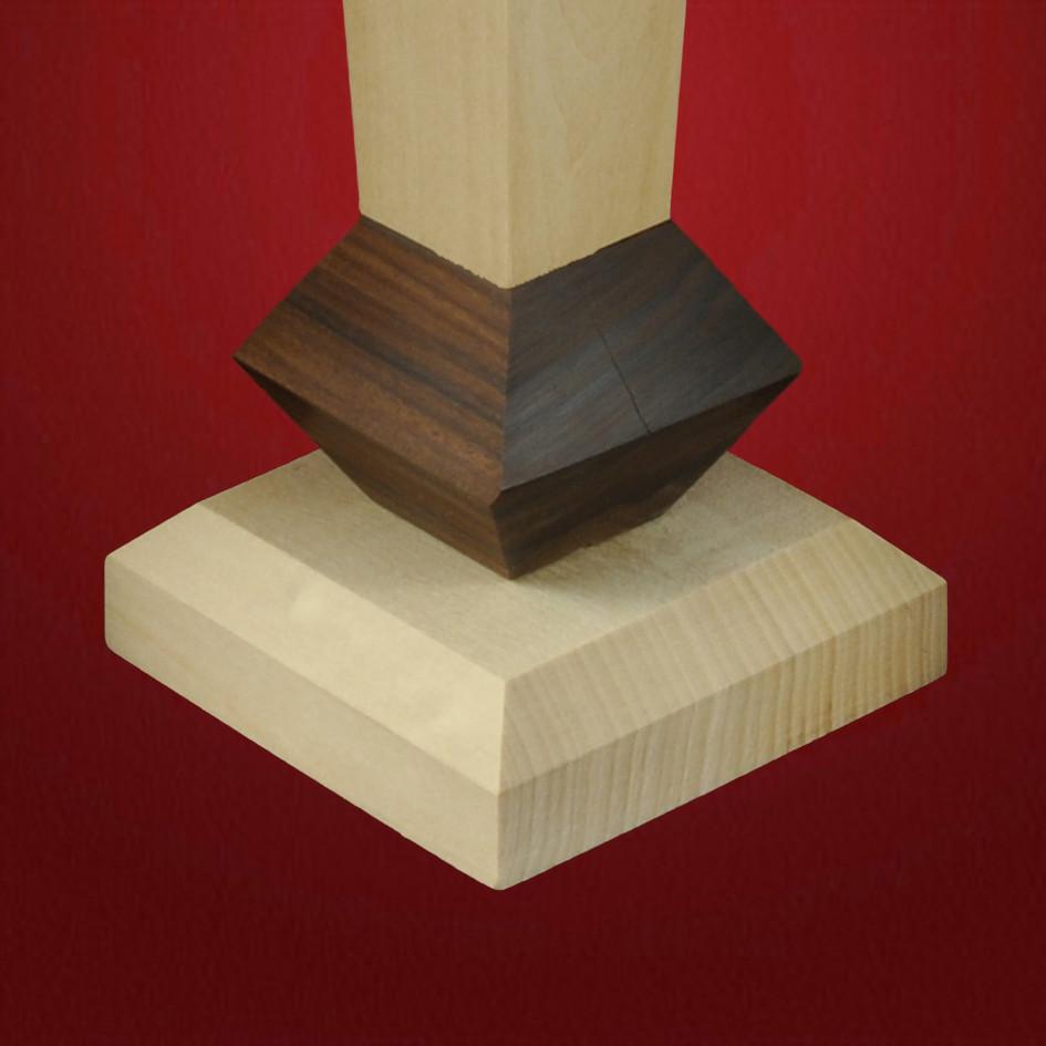 Vase mit Edelholzteil – Bild 3