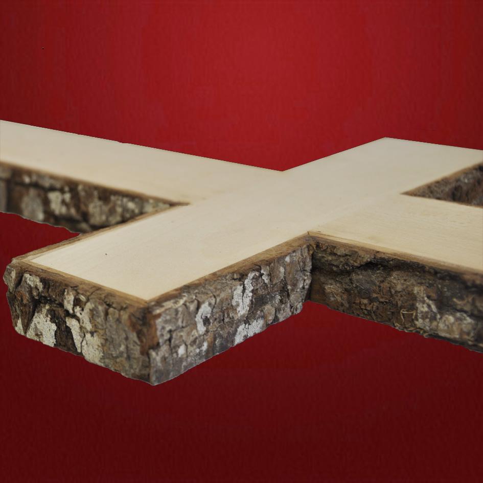 Kreuz mit Rinde – Bild 3