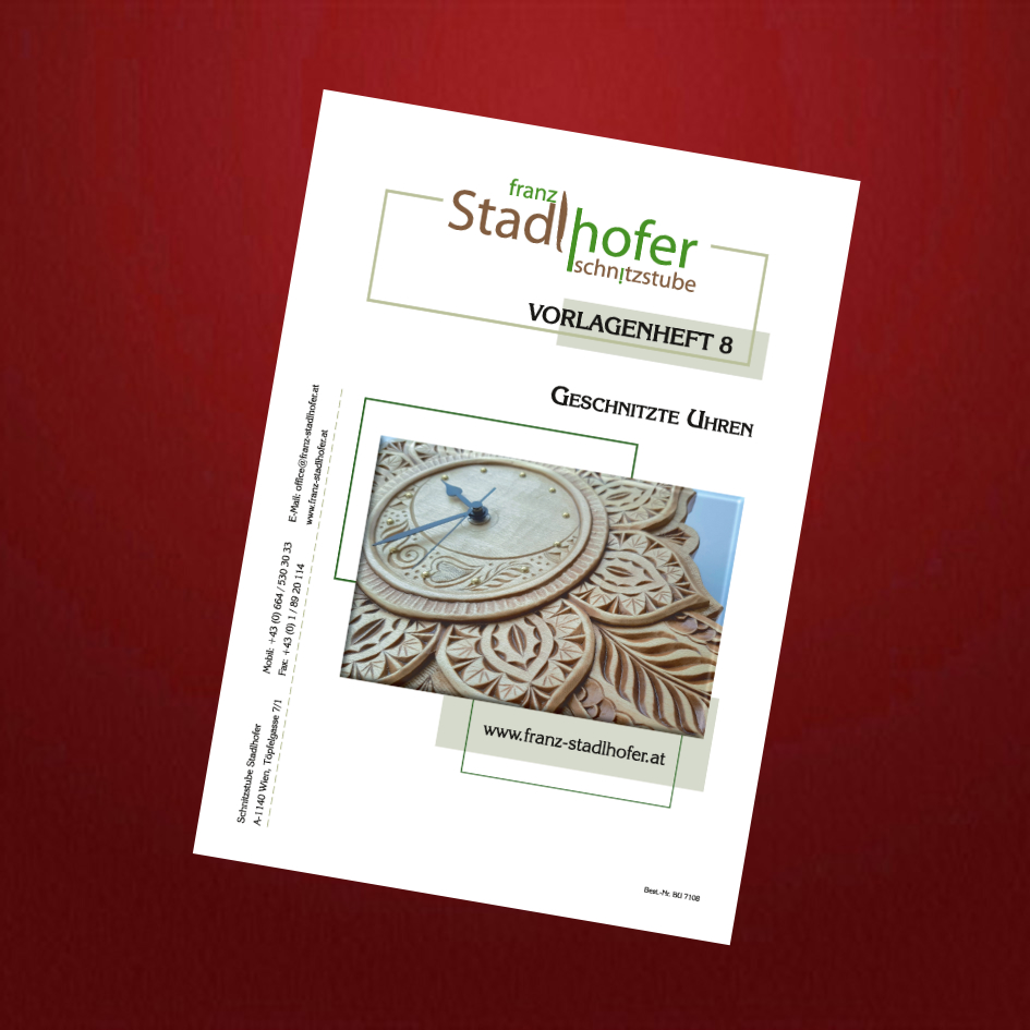 Vorlagenheft 8 - Geschnitzte Uhren