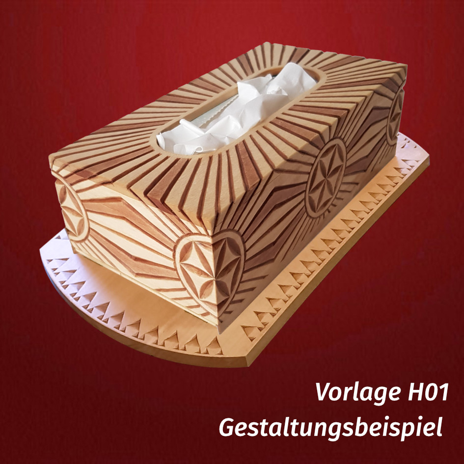 Set Taschentücherbox zum Hängen – Bild 6